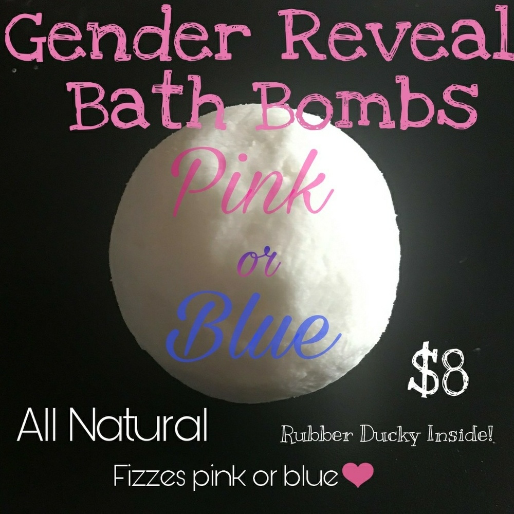 Gender Reveal Bath Bombs